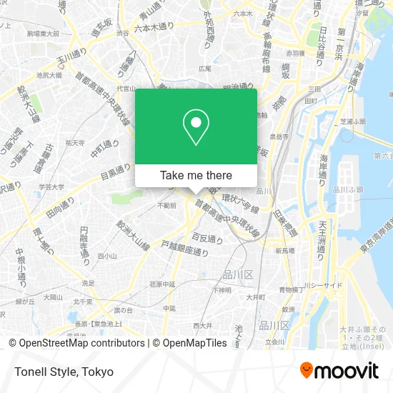 Tonell Style map