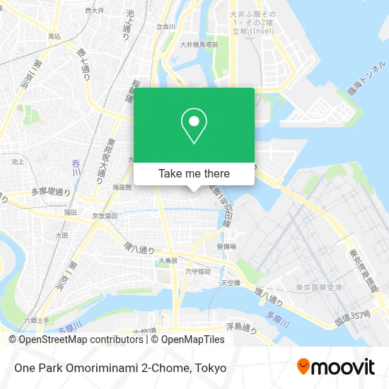 One Park Omoriminami 2-Chome map