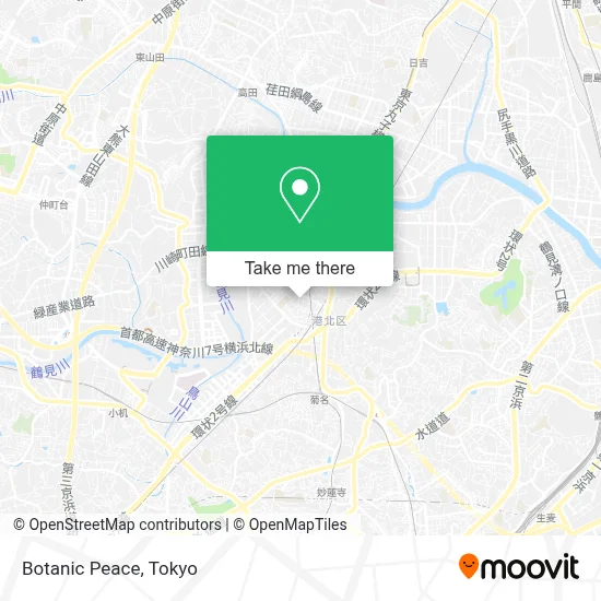 Botanic Peace map