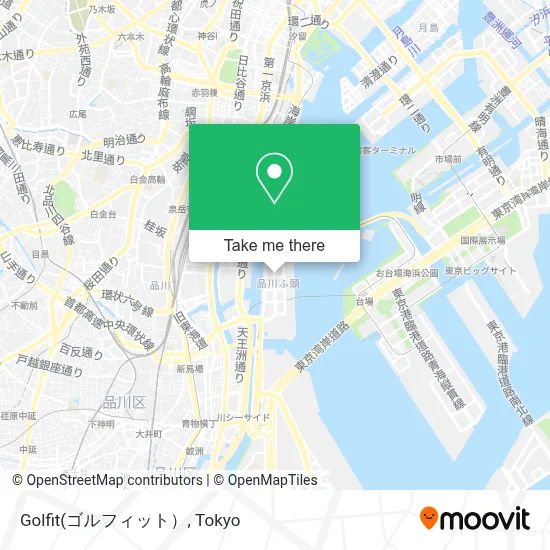 Golfit map