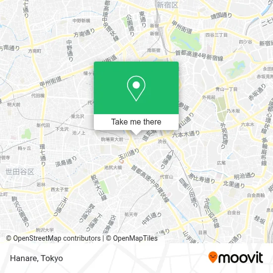 Hanare map
