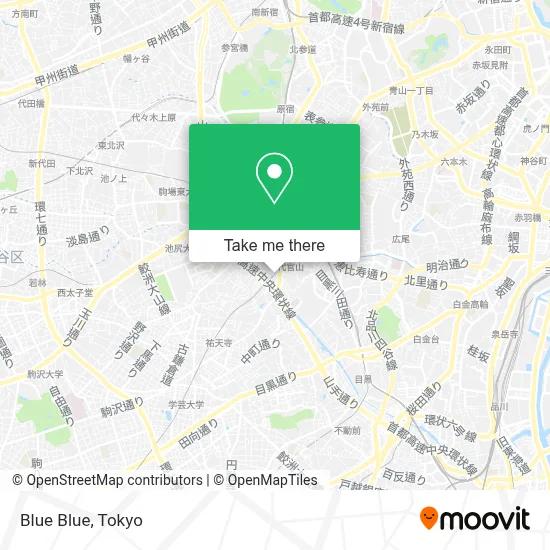 Blue Blue map