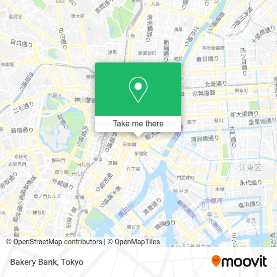 Bakery Bank map