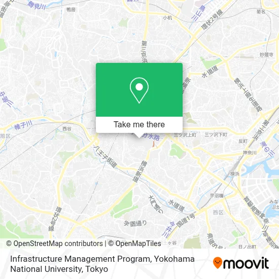 Infrastructure Management Program, Yokohama National University map
