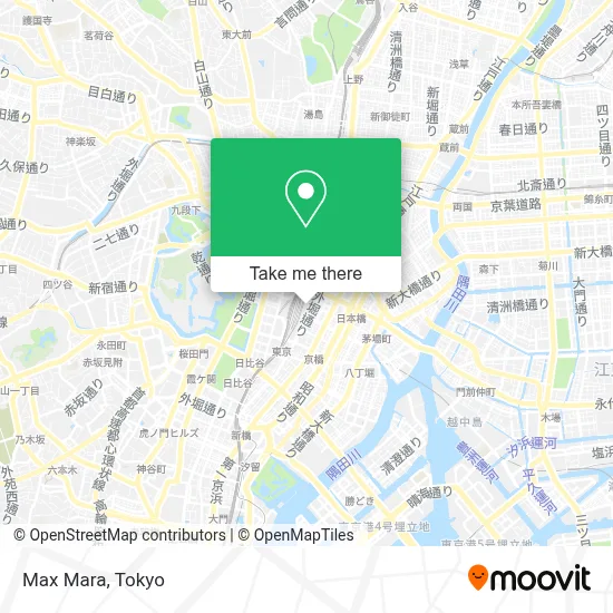 Max Mara map