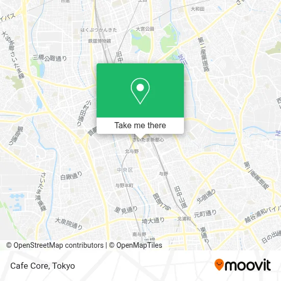 Cafe Core map