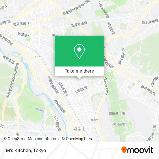 M's Kitchen map
