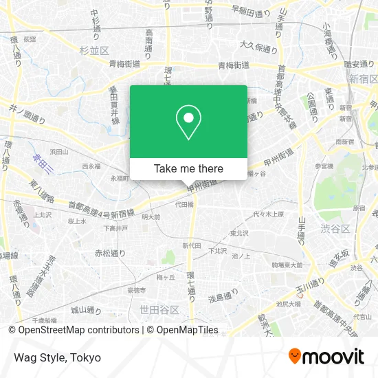 Wag Style map