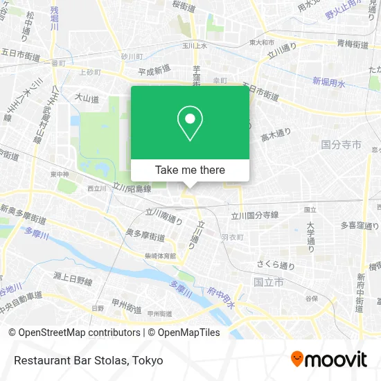 Restaurant Bar Stolas map