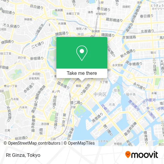 Rt Ginza map