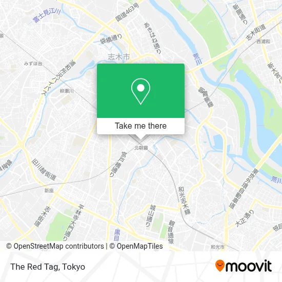 The Red Tag map