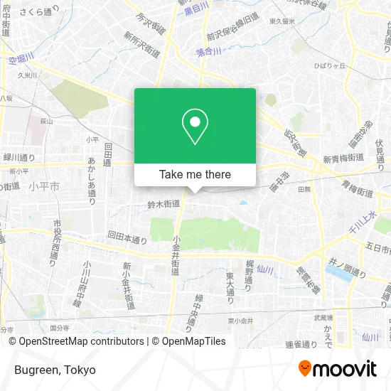 Bugreen map