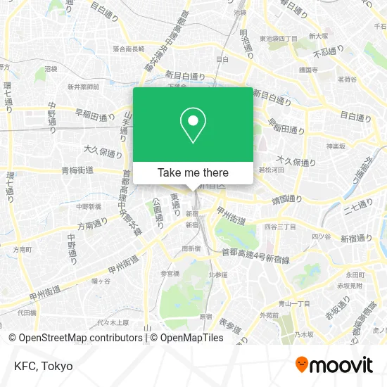 KFC map