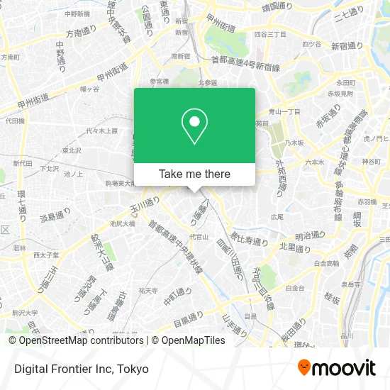 Digital Frontier Inc map