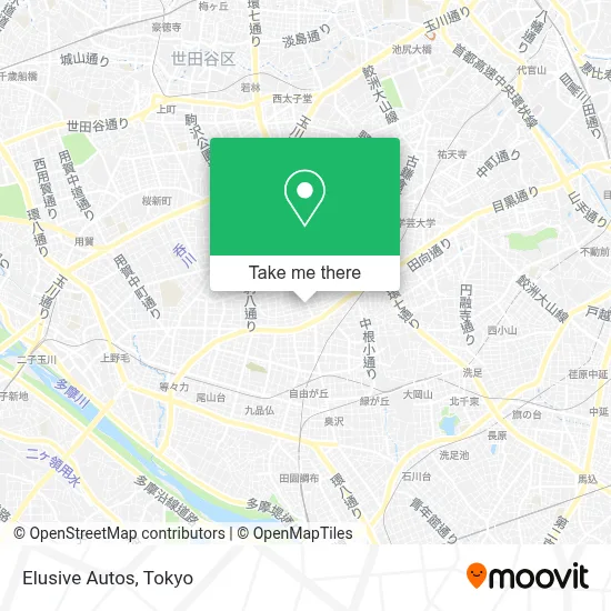 Elusive Autos map