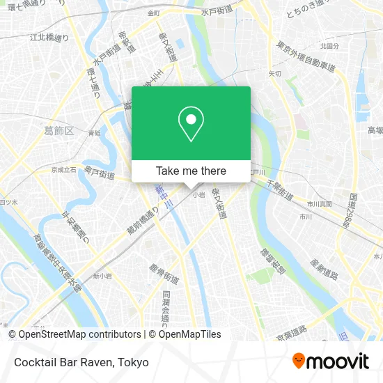 Cocktail Bar Raven map