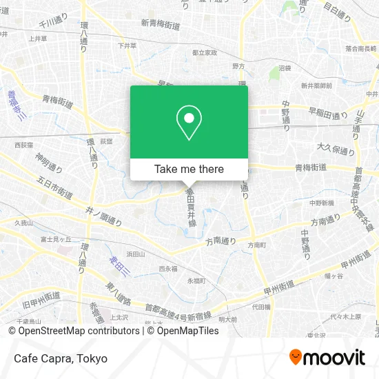 Cafe Capra map