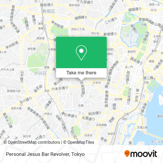 Personal Jesus Bar Revolver map
