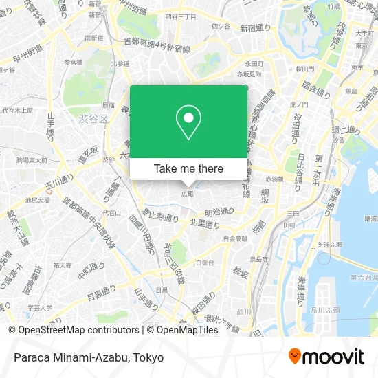 Paraca Minami-Azabu map