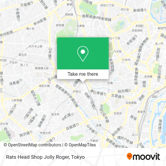 Rats Head Shop Jolly Roger map