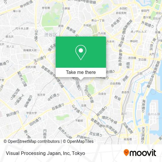Visual Processing Japan, Inc map