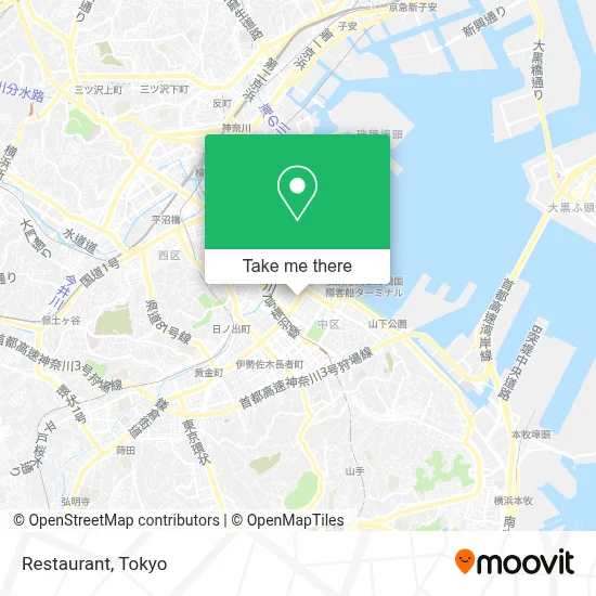 Restaurant map