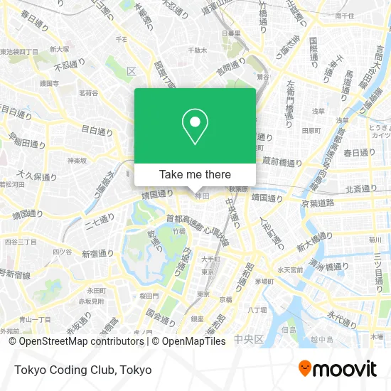 Tokyo Coding Club map