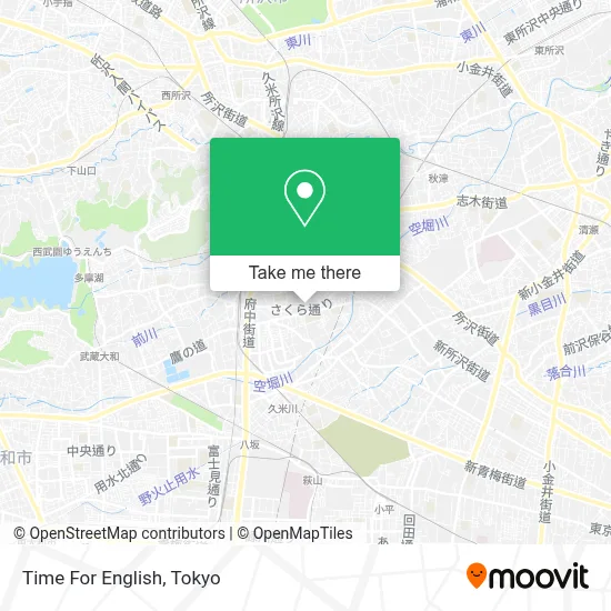 Time For English map