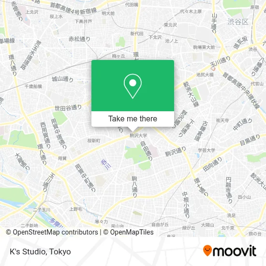 K's Studio map