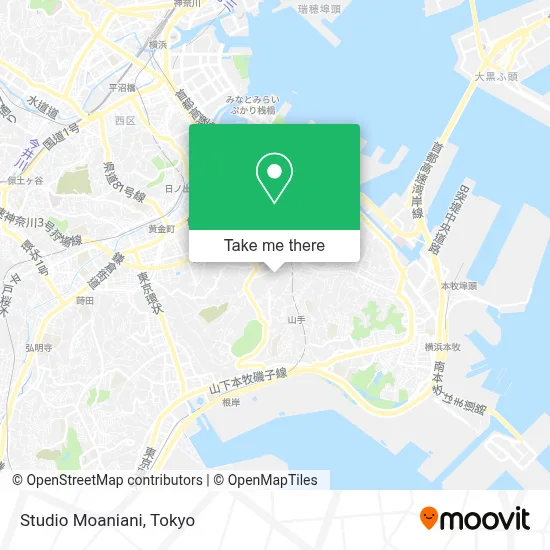 Studio Moaniani map