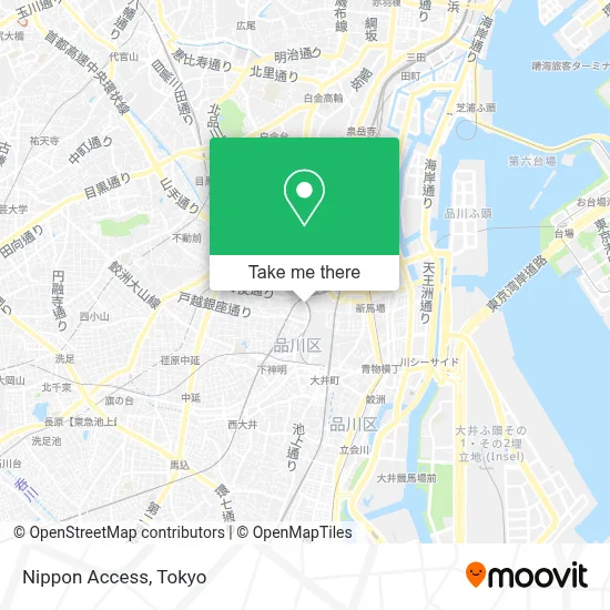Nippon Access map