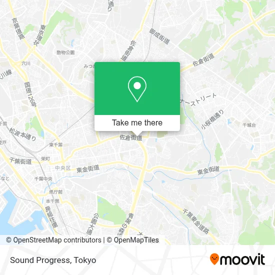 Sound Progress map
