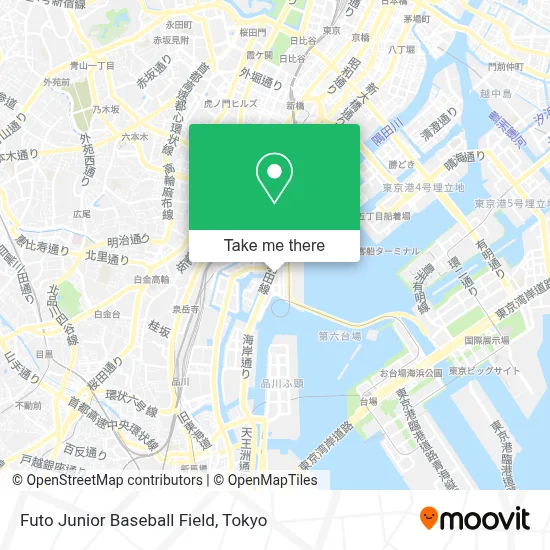 Futo Junior Baseball Field map
