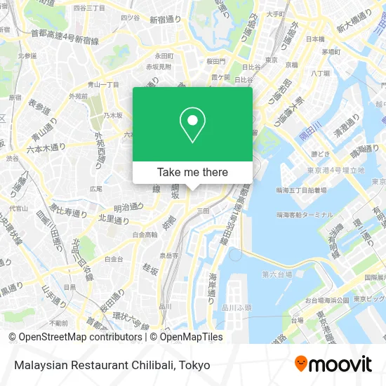Malaysian Restaurant Chilibali map