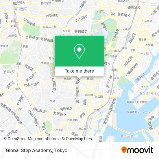 Global Step Academy map
