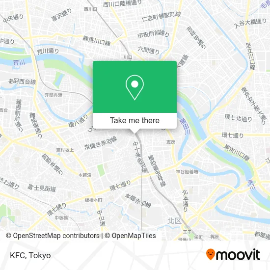 KFC map