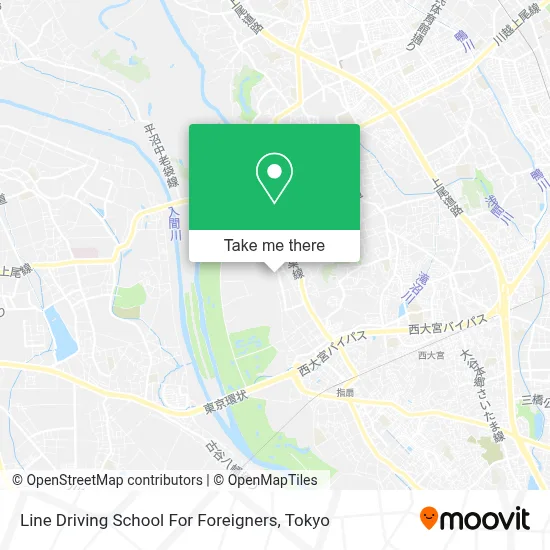 Line Driving School For Foreigners map