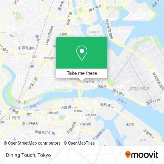 Dining Touch map
