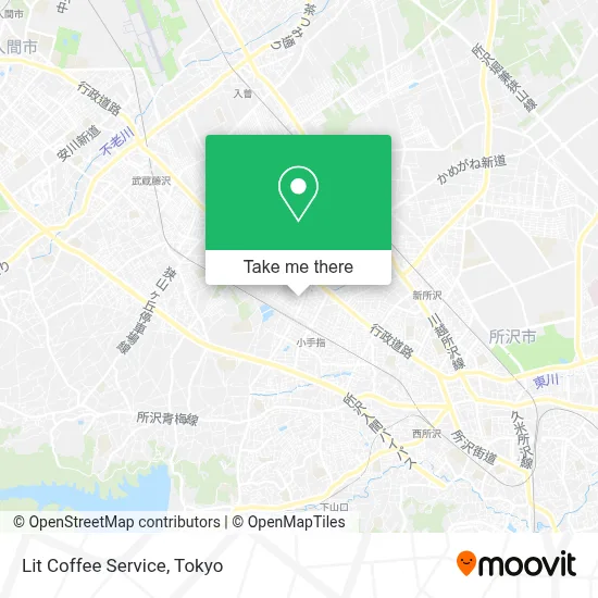 Lit Coffee Service map