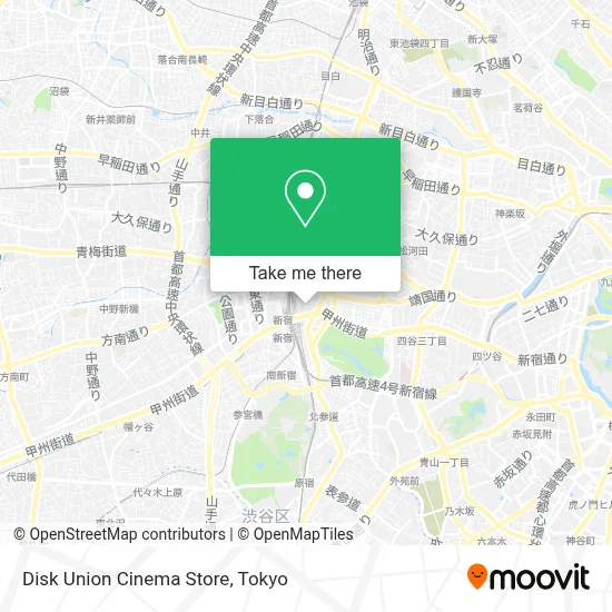 Disk Union Cinema Store map