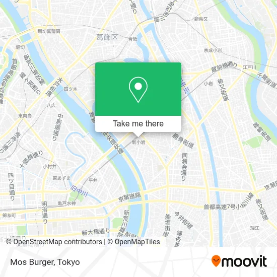 Mos Burger map