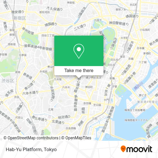 Hab-Yu Platform map