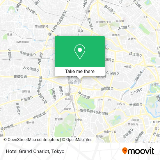 Hotel Grand Chariot map