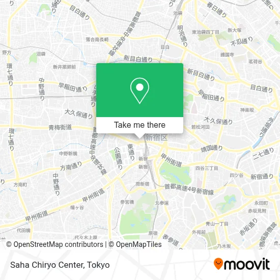 Saha Chiryo Center map