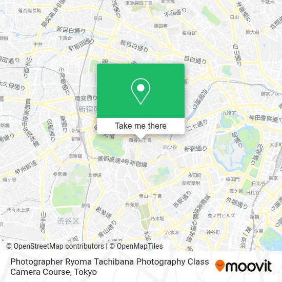 Photographer Ryoma Tachibana Photography Class Camera Course map