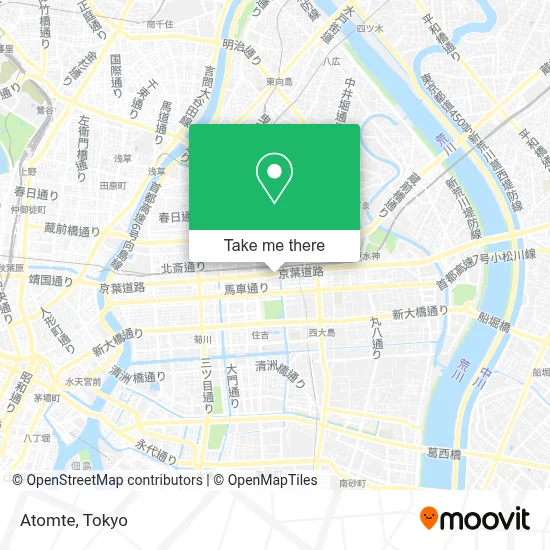 Atomte map