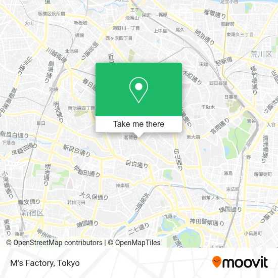 M's Factory map