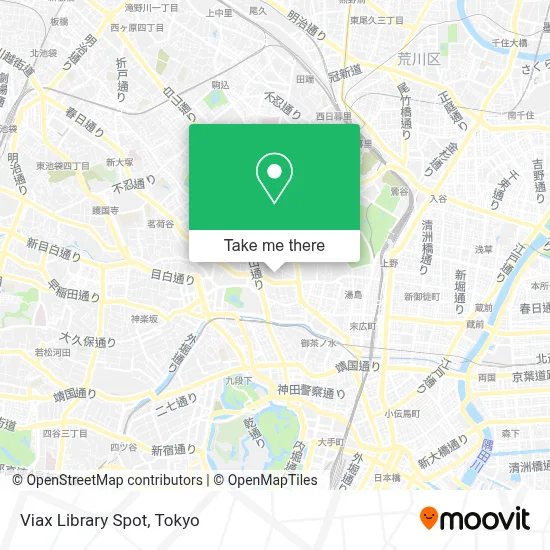 Viax Library Spot map