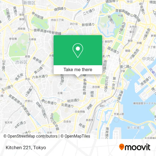Kitchen 221 map