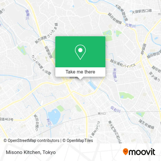 Misono Kitchen map